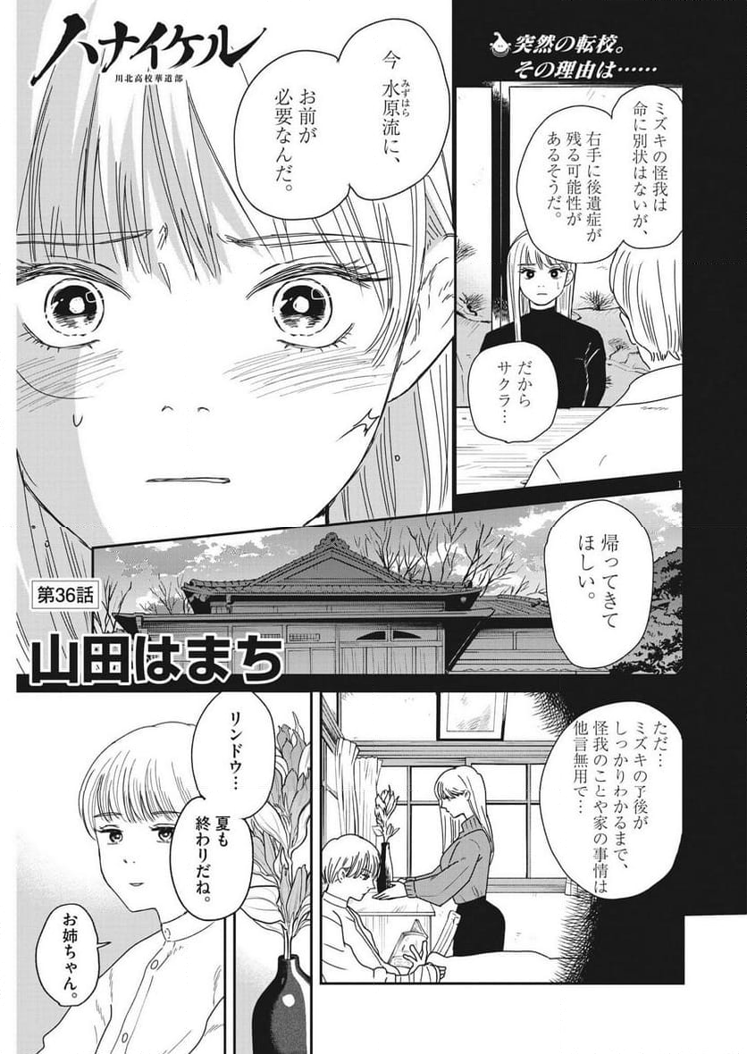 ハナイケル 川北高校華道部 - 第36話 - Page 1