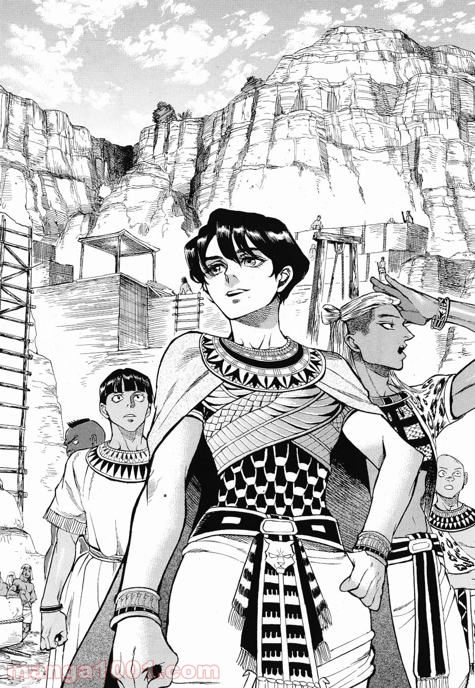 碧いホルスの瞳 -男装の女王の物語- 第30話 - Trang 7