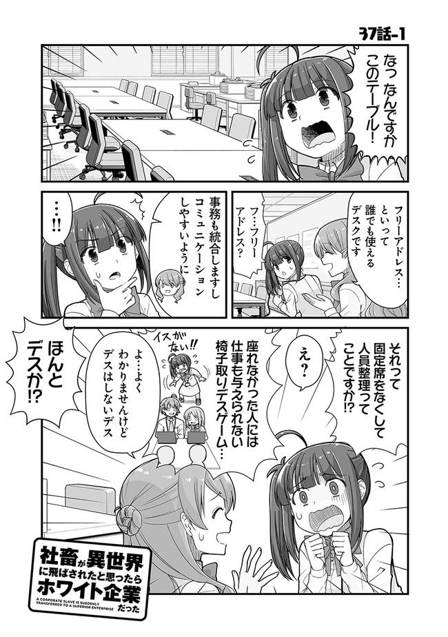 社畜が異世界に飛ばされたと思ったらホワイト企業だった - 第37話 - Page 1