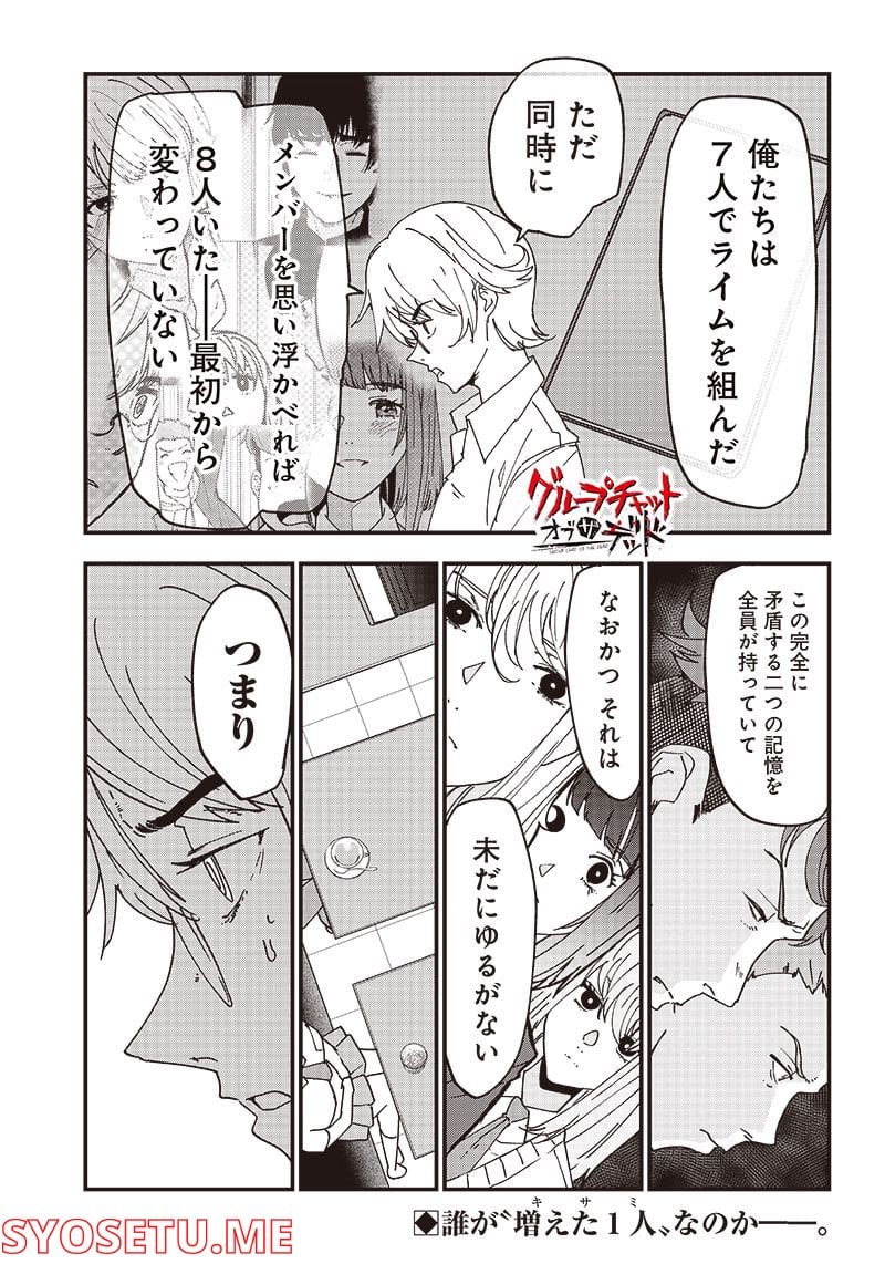 グループチャットオブザデッド 第5.2話 - Trang 1