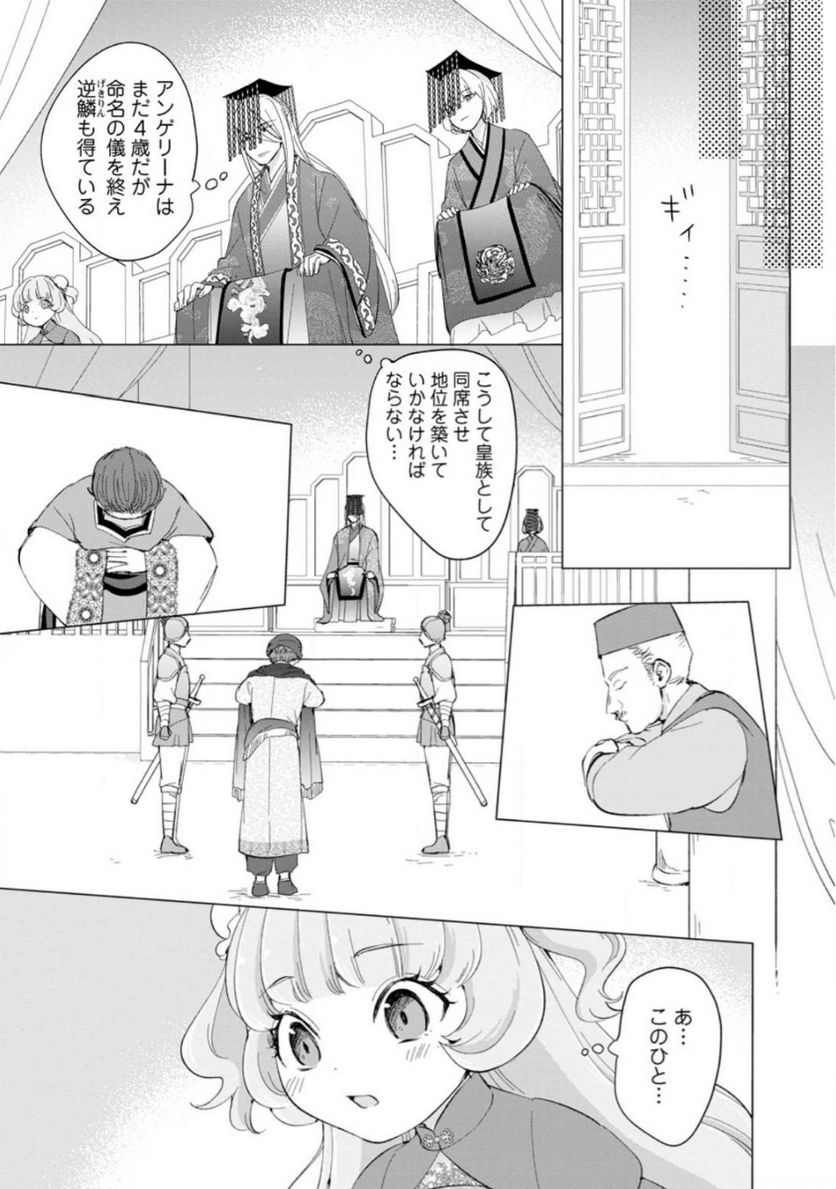 ななしの皇女と冷酷皇帝 ～虐げられた幼女、今世では龍ともふもふに溺愛されています～ 第13.1話 - Trang 7