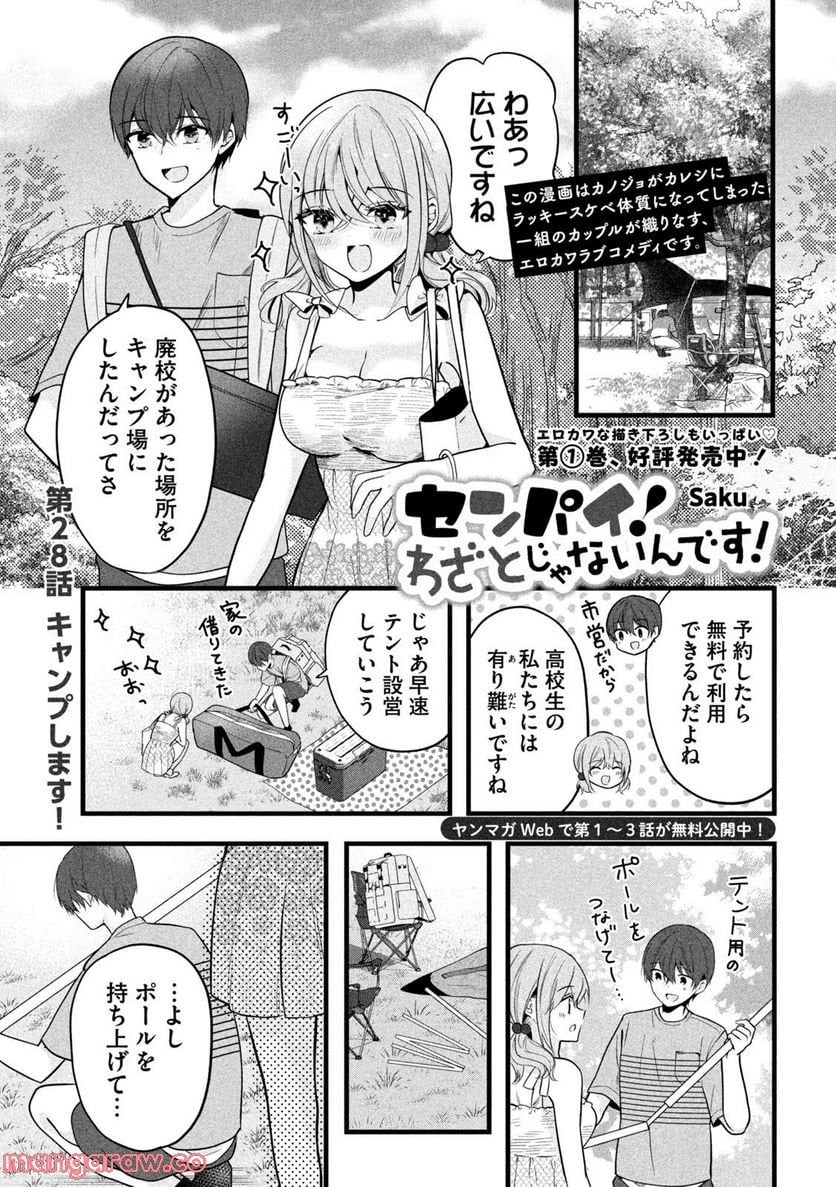 センパイ！ わざとじゃないんです！ - 第28話 - Page 1