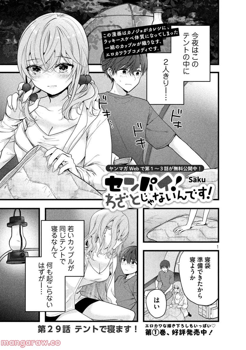 センパイ！ わざとじゃないんです！ - 第29話 - Page 1