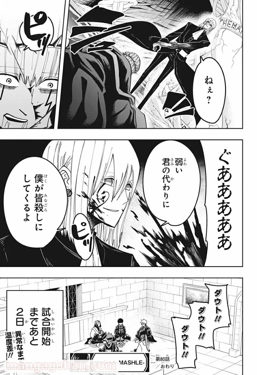 マッシュルーMASHLE- - 第80話 - Page 19