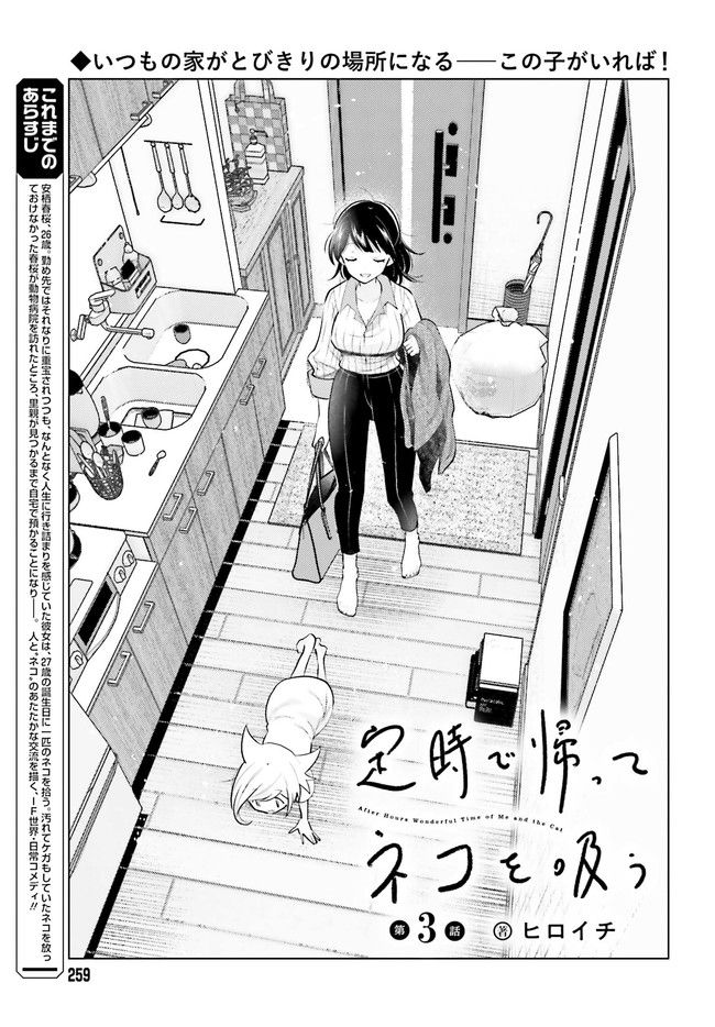 定時で帰ってネコを吸う 第3.1話 - Trang 3