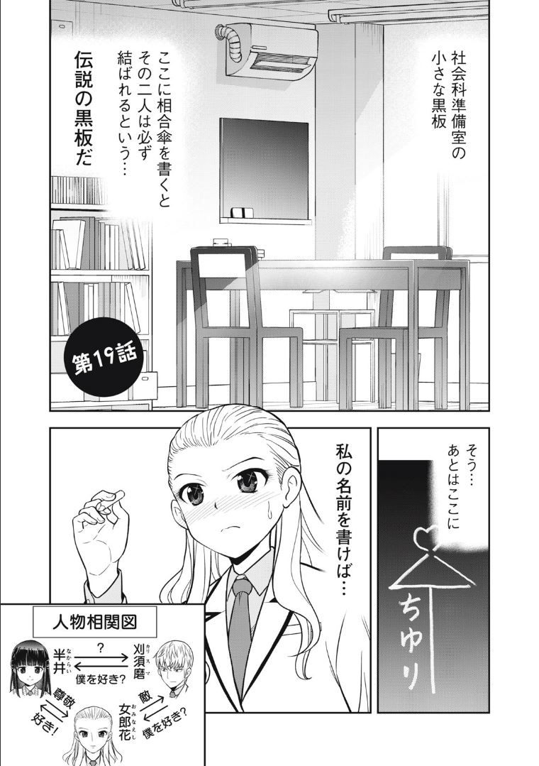 カノジョは絶対、ボクのこと好きなはず - 第19話 - Page 1