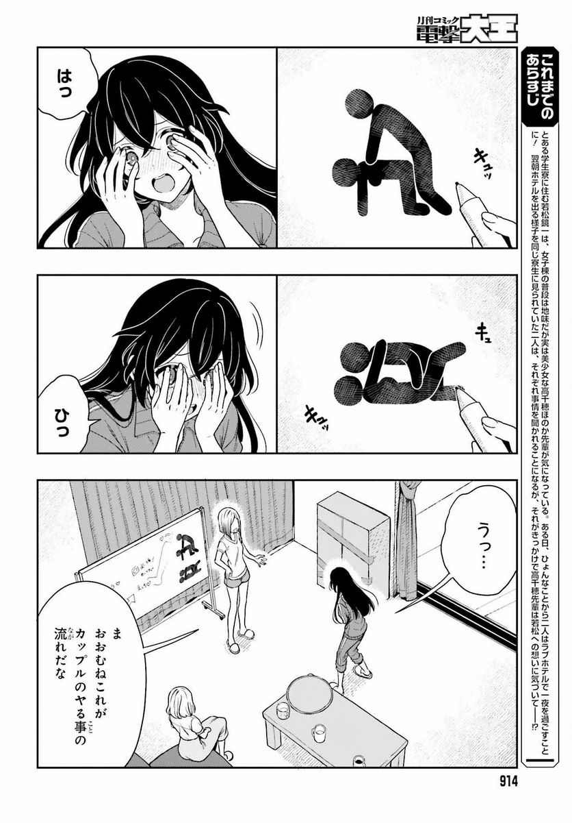 高千穂ほのか先輩が好きで好きで色々ガマンできない。 - 第11話 - Page 2