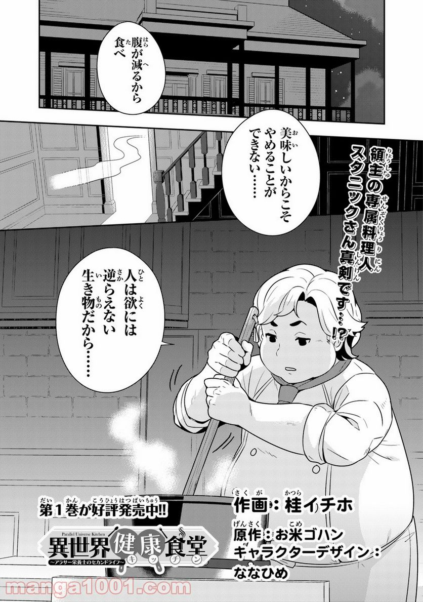 異世界健康食堂 ～アラサー栄養士のセカンドライフ～ - 第8話 - Page 1