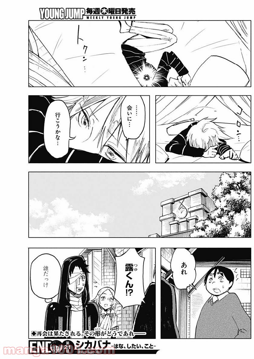 シカバナ―はな、したい、こと― - 第21話 - Page 19