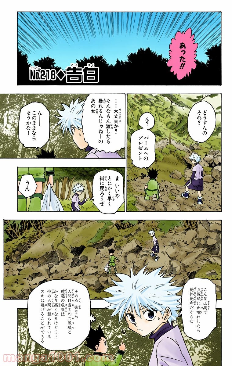 HUNTER X HUNTER - 第218話 - Page 1