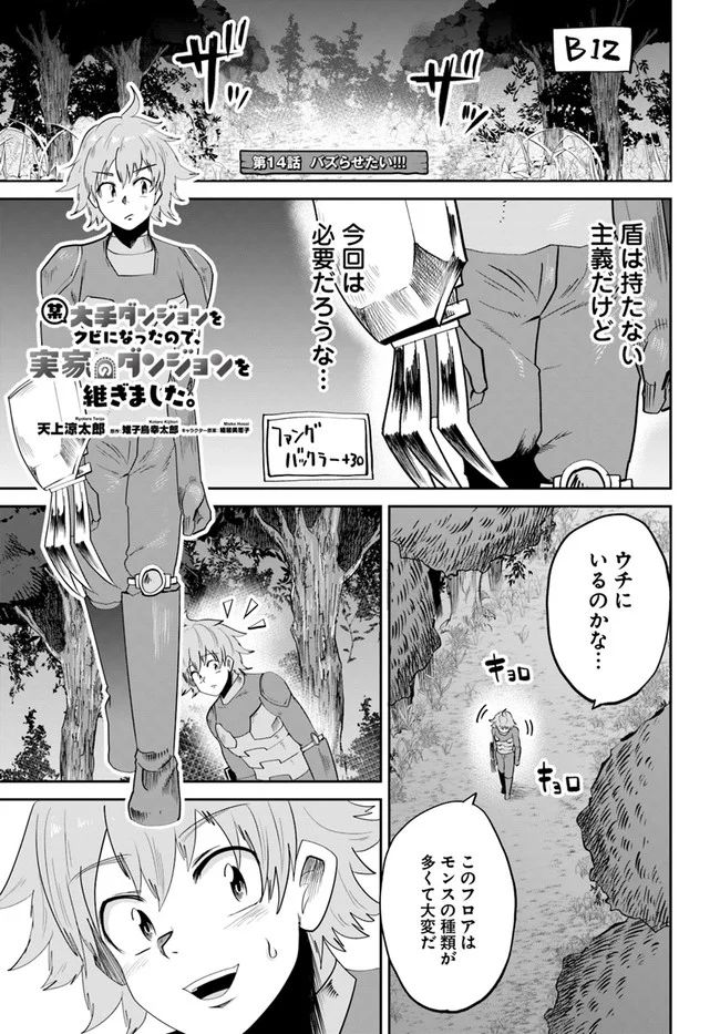 某大手ダンジョンをクビになったので、実家のダンジョンを継ぎました。 - 第14話 - Page 3