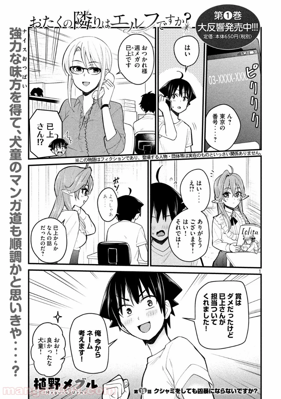 おたくの隣りはエルフですか？ - 第13話 - Page 1