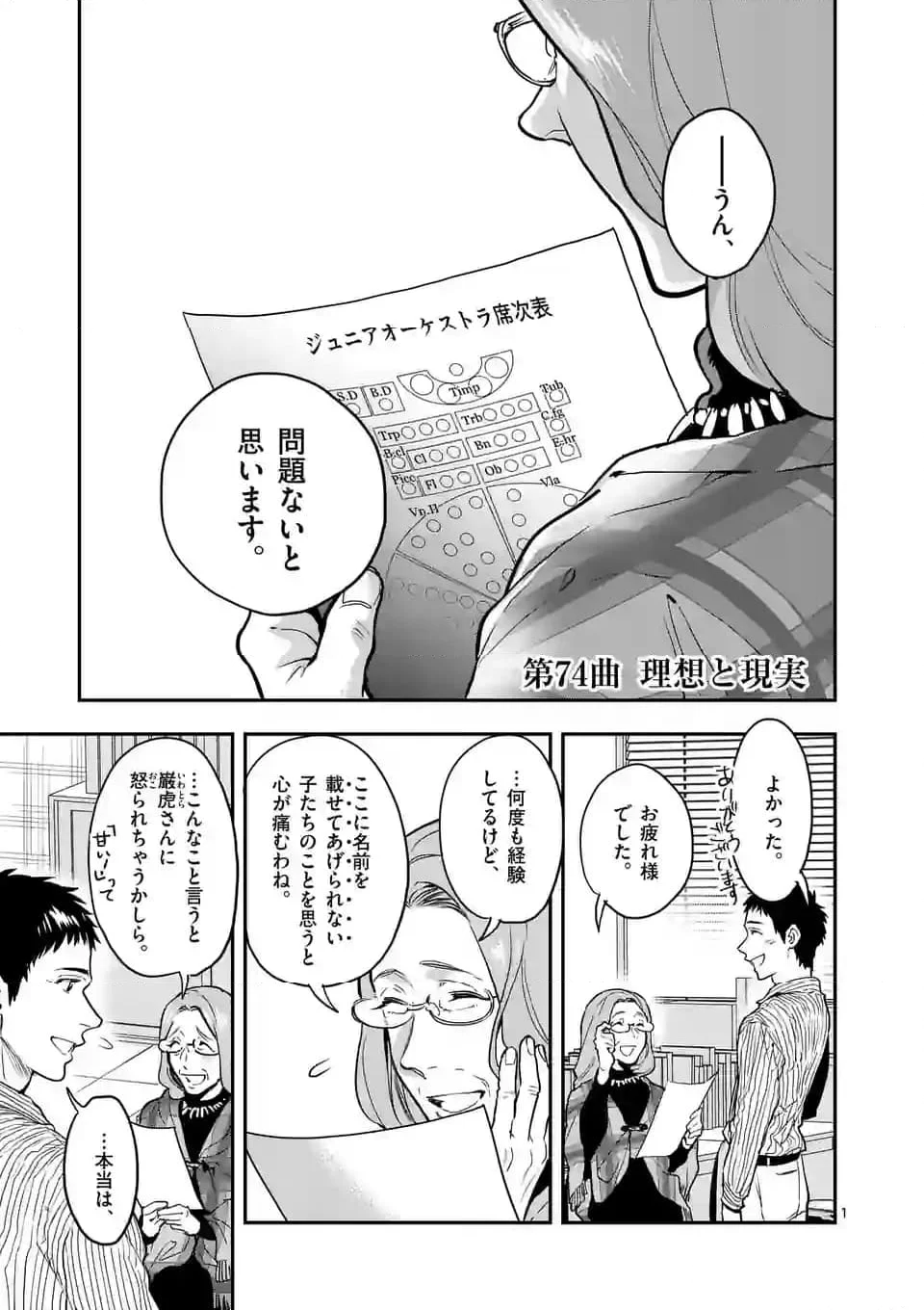 青のオーケストラ 第74.1話 - Trang 1