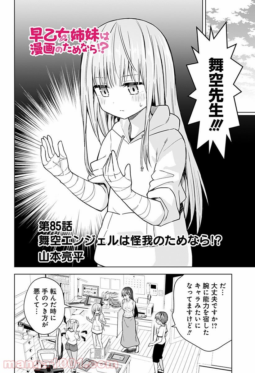 早乙女姉妹は漫画のためなら!? 第85話 - Trang 2