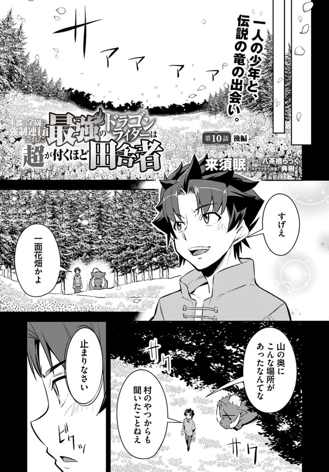 王都の学園に強制連行された最強のドラゴンライダーは超が付くほど田舎者 第10.2話 - Trang 1