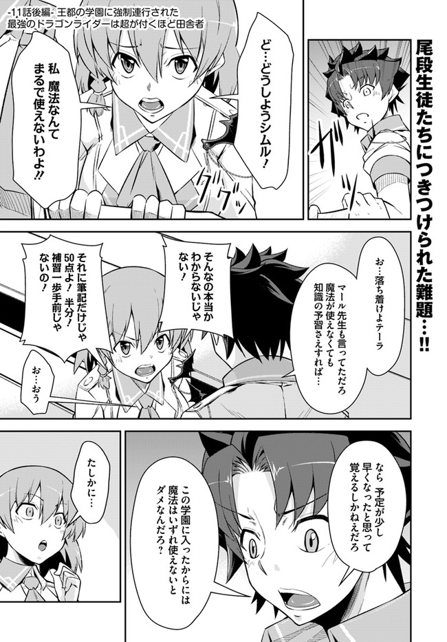 王都の学園に強制連行された最強のドラゴンライダーは超が付くほど田舎者 第11.2話 - Trang 1