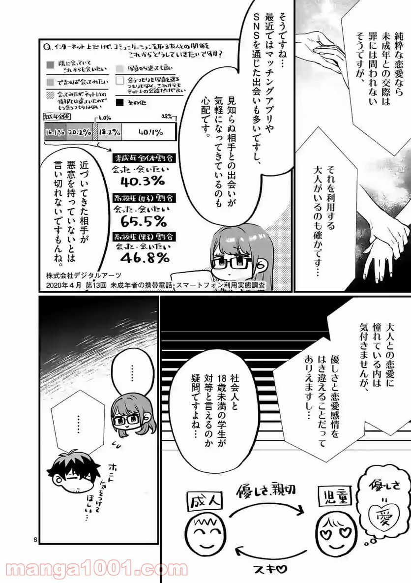 先生で○○しちゃいけません！ 第26.1話 - Trang 8
