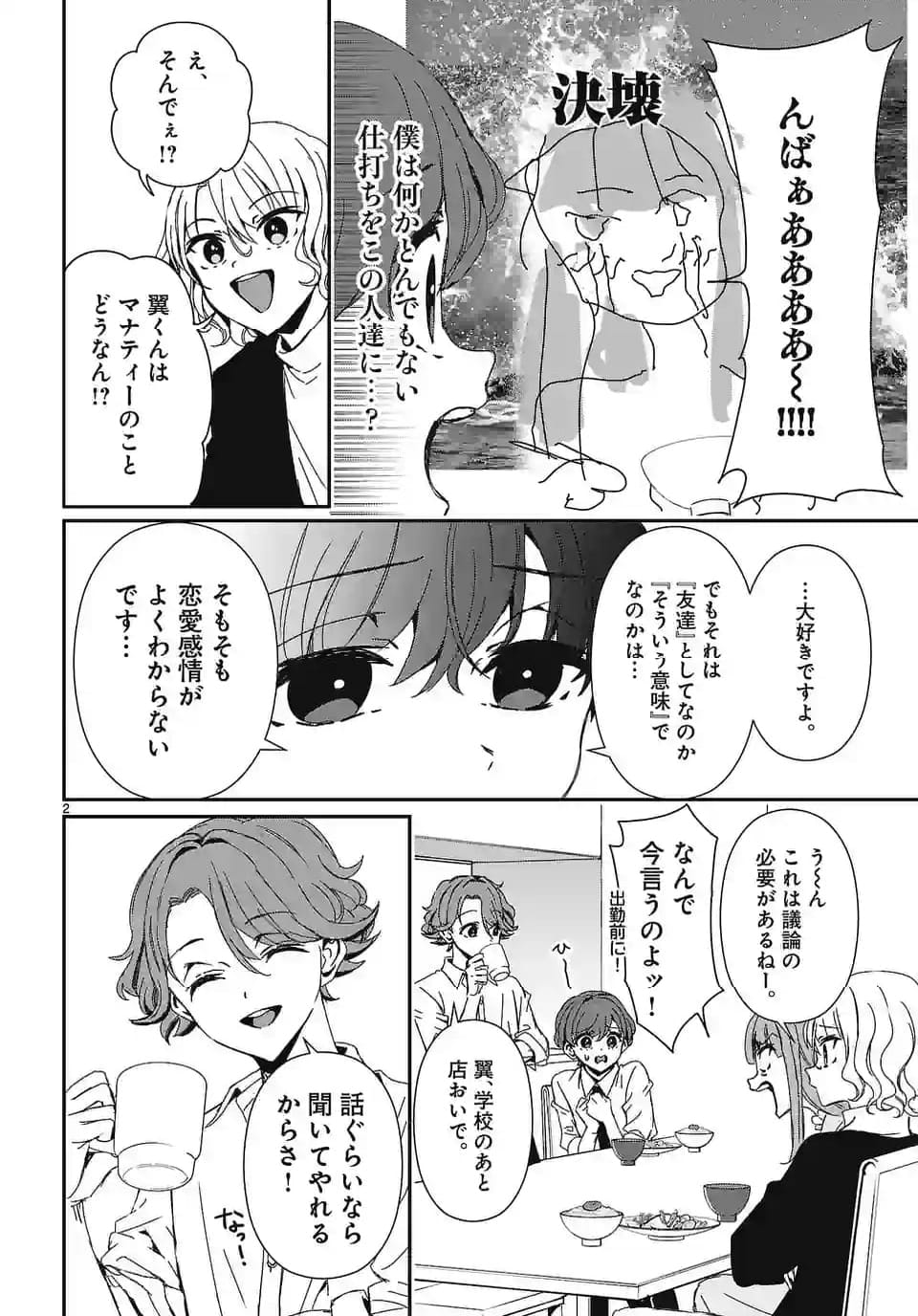 翼くんはあかぬけたいのに - 第130話 - Page 2