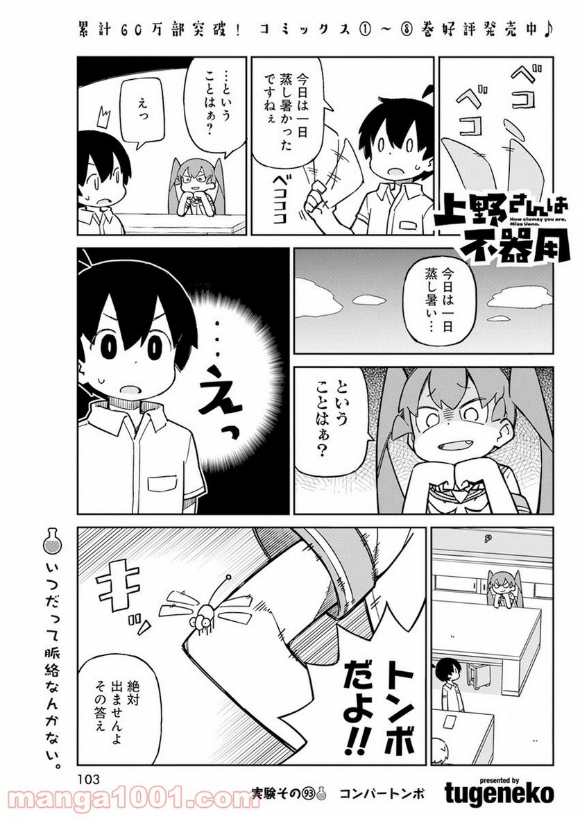 上野さんは不器用 - 第93話 - Page 1