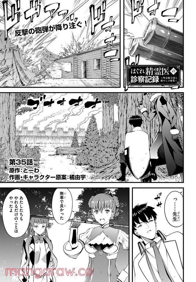 はぐれ精霊医の診察記録 ～聖女騎士団と癒やしの神業～ - 第35話 - Page 1