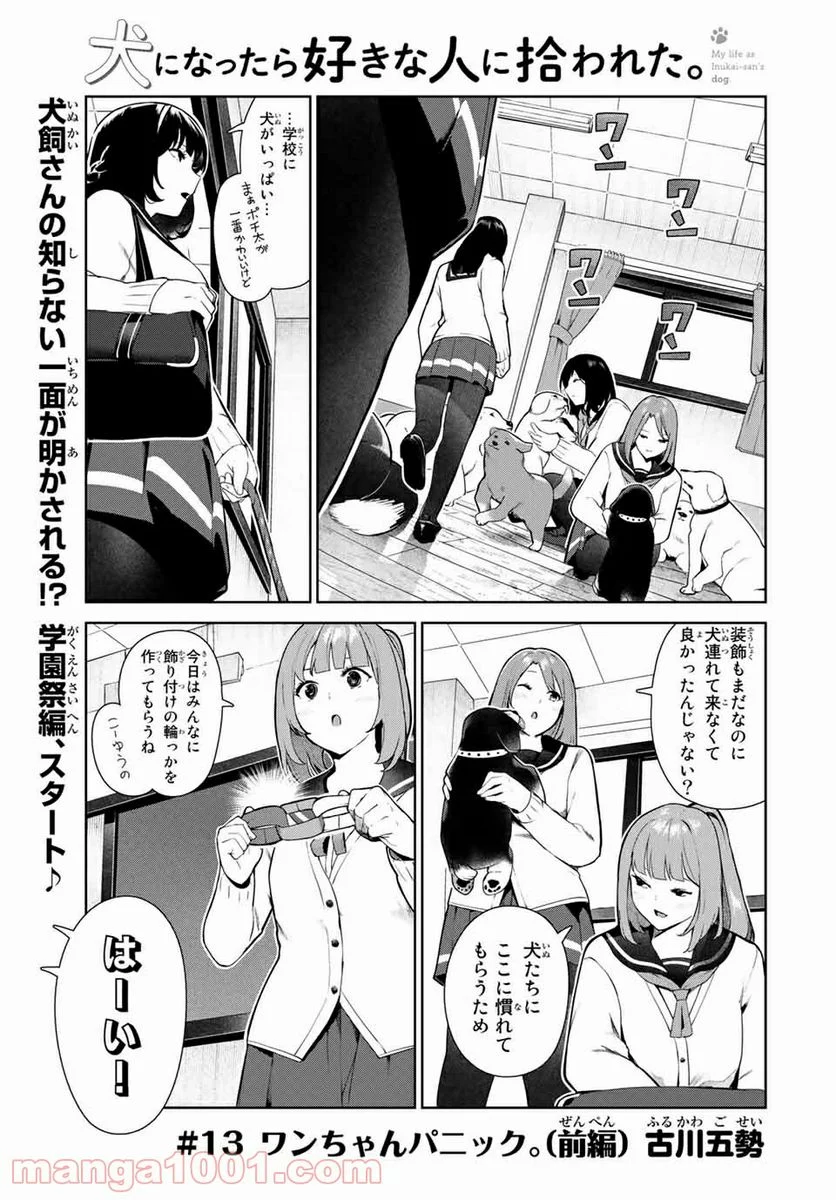 犬になったら好きな人に拾われた。 第13話 - Trang 1