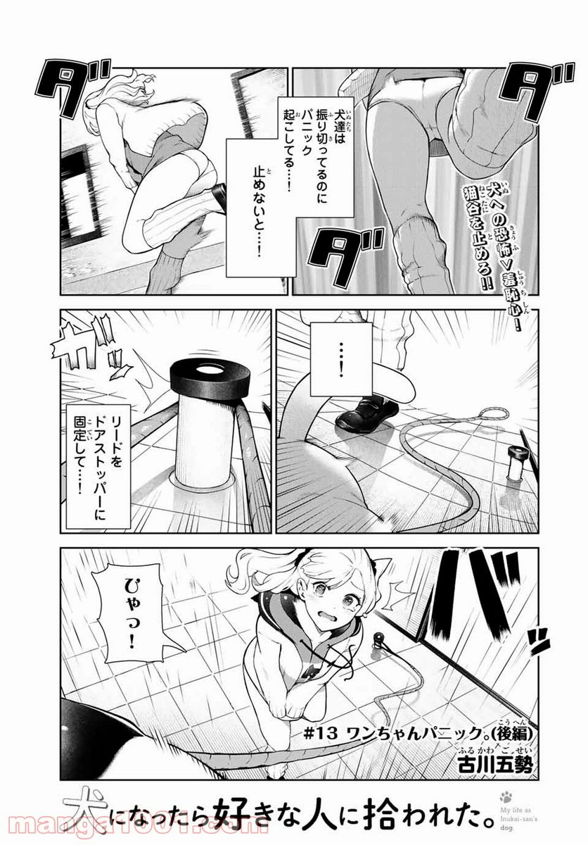犬になったら好きな人に拾われた。 第13.2話 - Trang 1