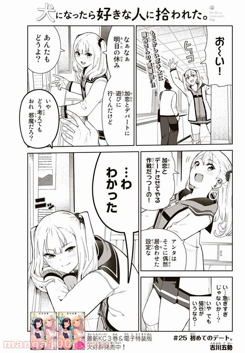 犬になったら好きな人に拾われた。 第25話 - Trang 1