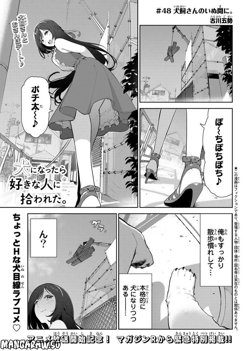 犬になったら好きな人に拾われた。 第48話 - Trang 1