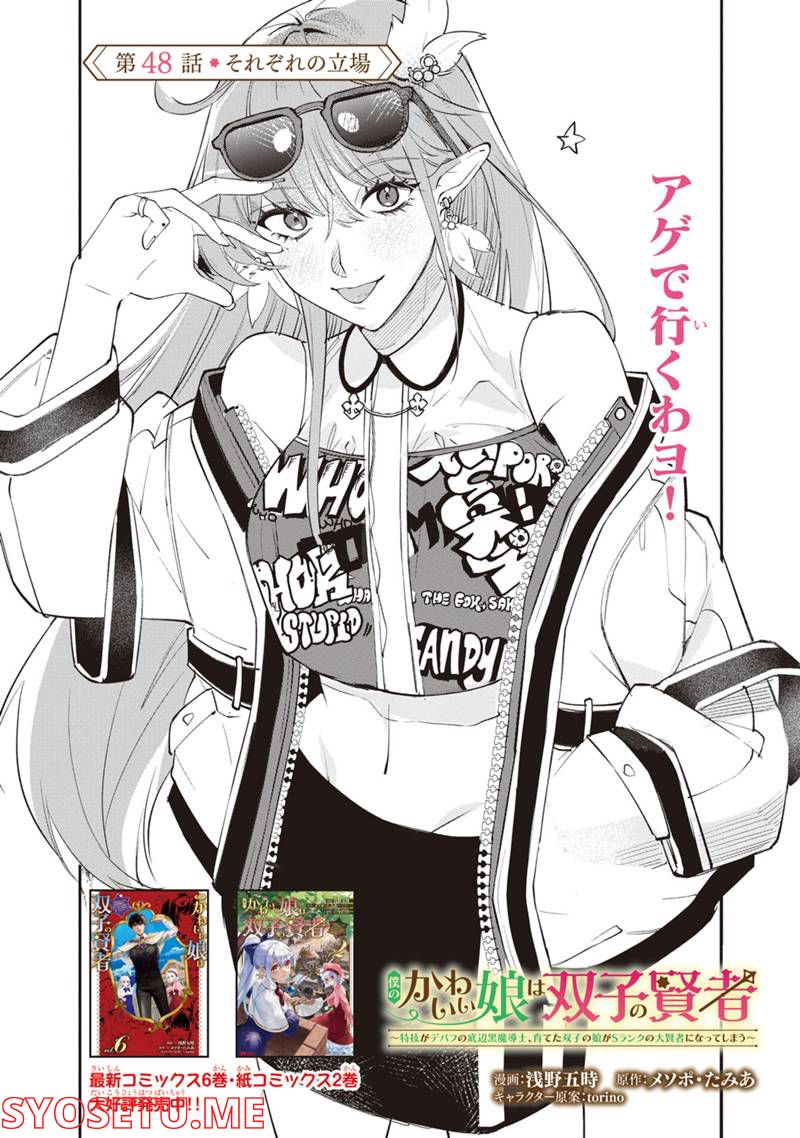 僕のかわいい娘は双子の賢者 ～特技がデバフの底辺黒魔導士、育てた双子の娘がSランクの大賢者になってしまう～ 第48話 - Trang 3