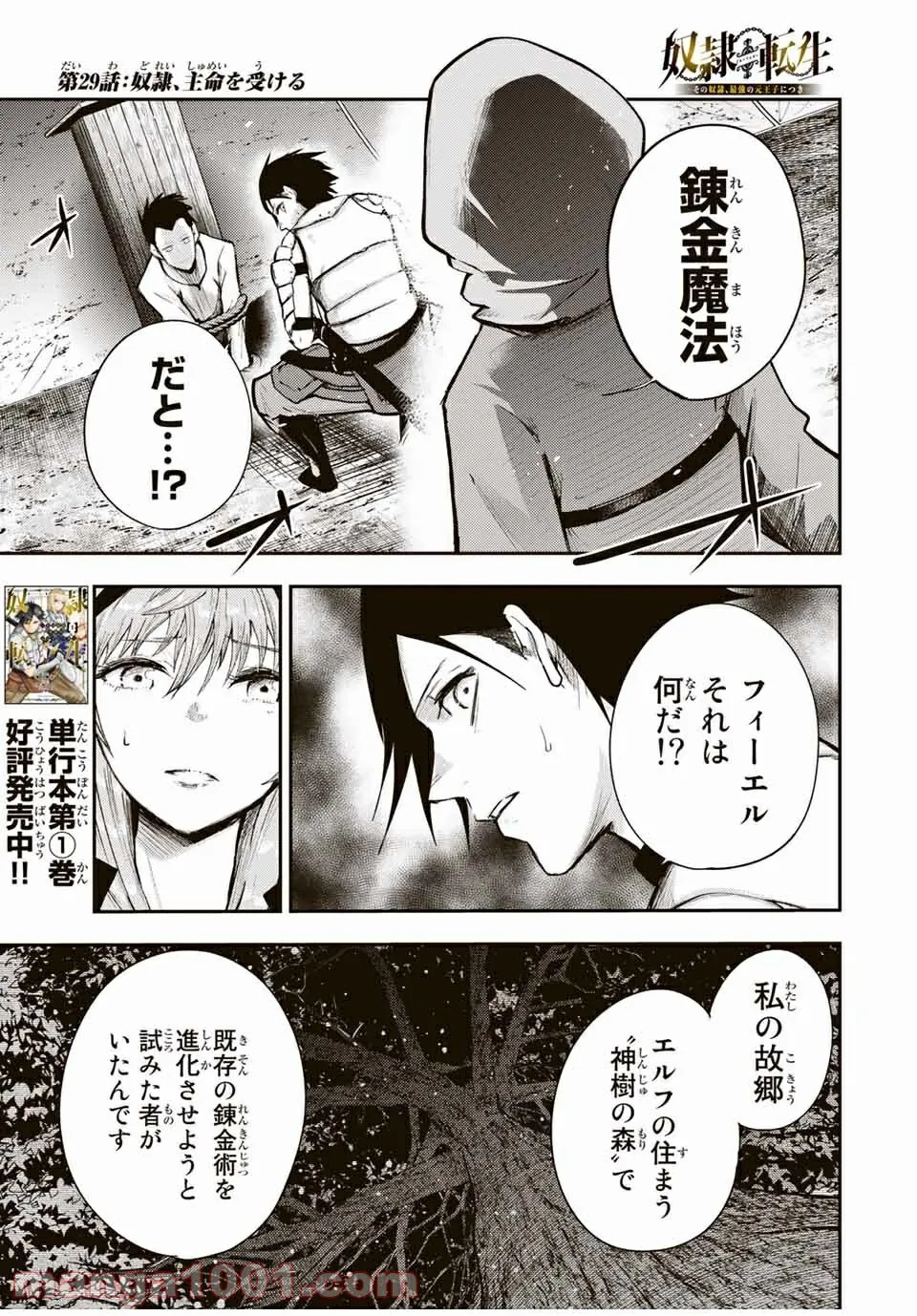 奴隷転生～その奴隷、最強の元王子につき～ - 第29話 - Page 1