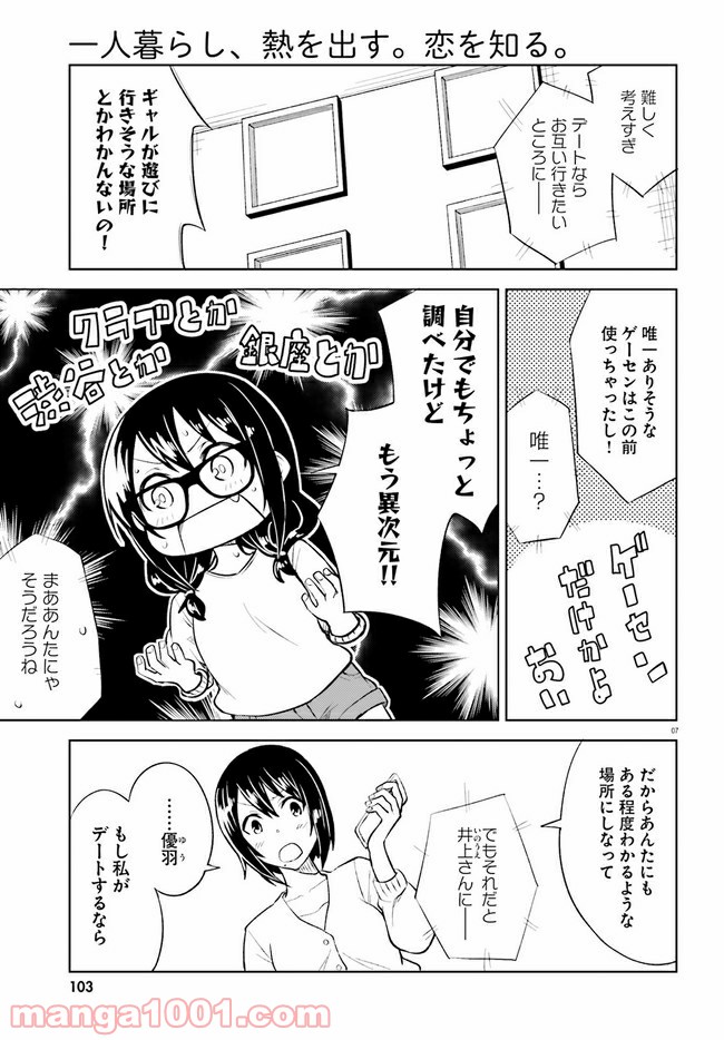 一人暮らし、熱を出す。恋を知る。 - 第9話 - Page 7