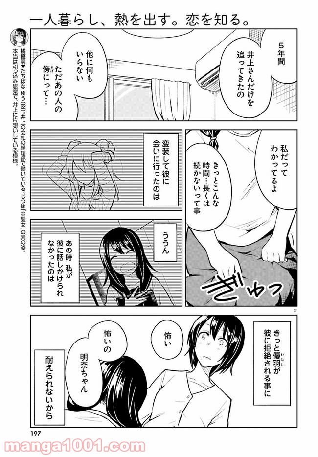 一人暮らし、熱を出す。恋を知る。 - 第10話 - Page 7