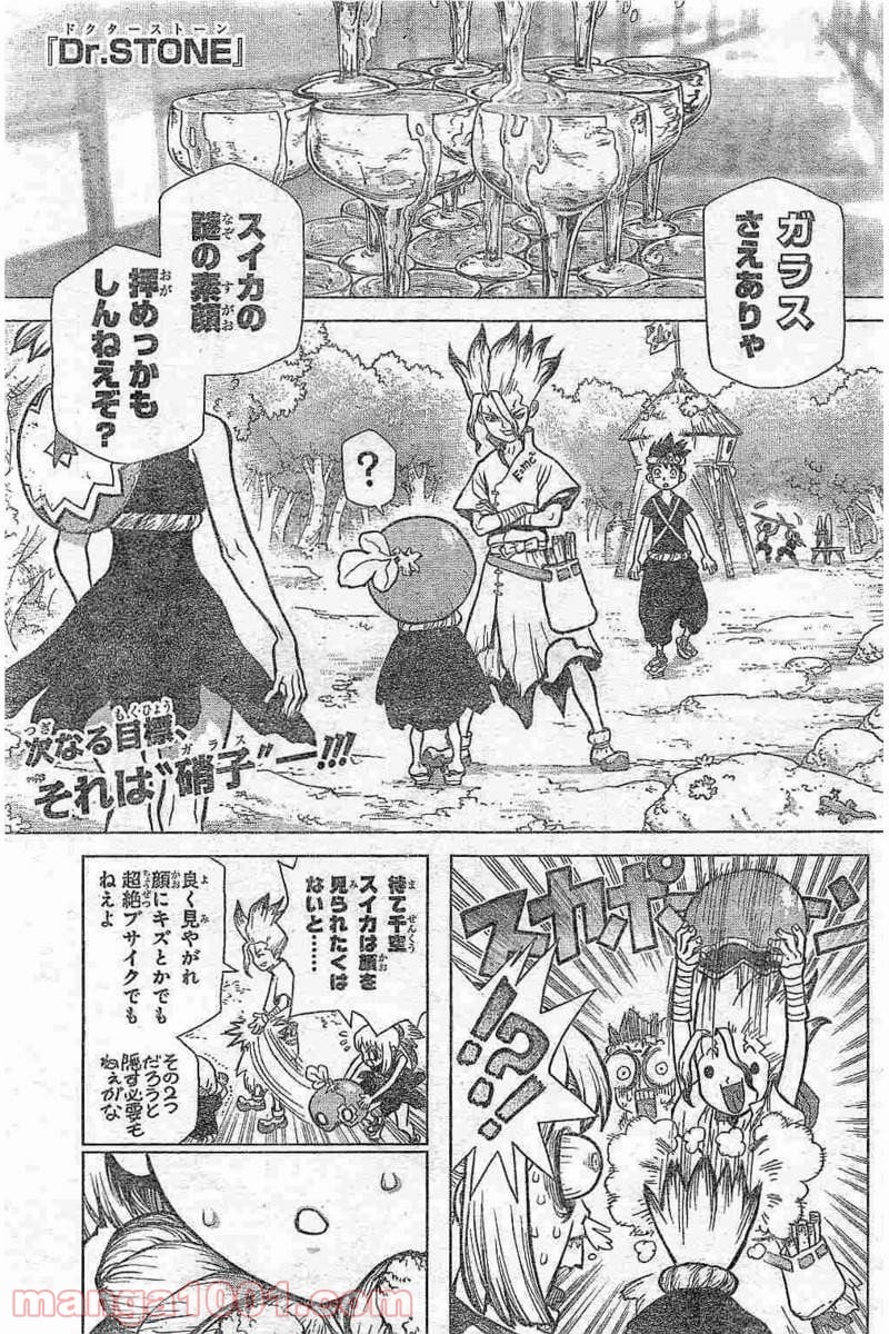 ドクターストーン – DR. STONE - 第28話 - Page 1